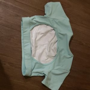 Nvgtn blue cropped tee